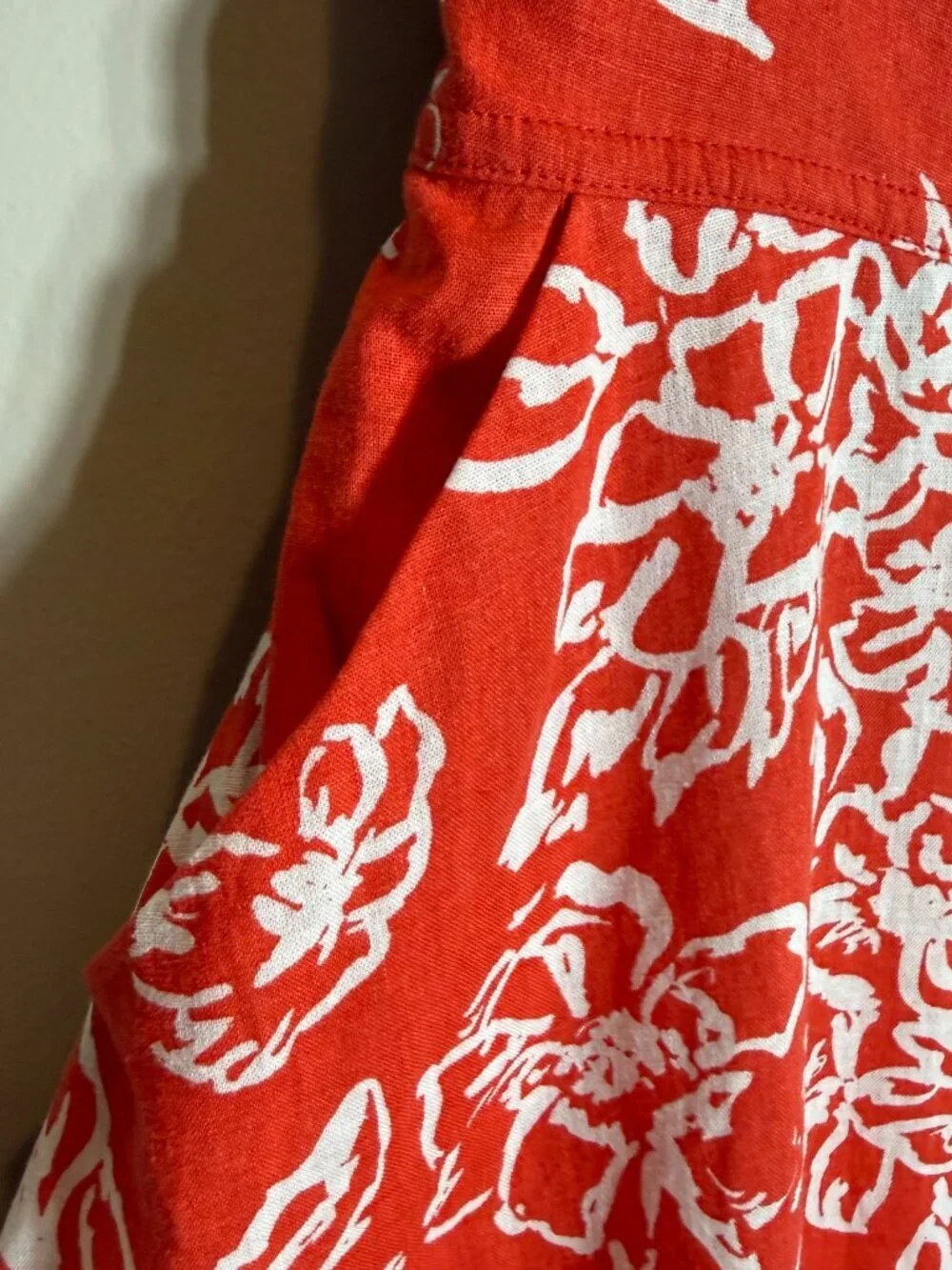 Free People A Thing Called Love Floral Mini Dress Womens 4 Red Cherry Combo NWOT - Picture 10 of 16